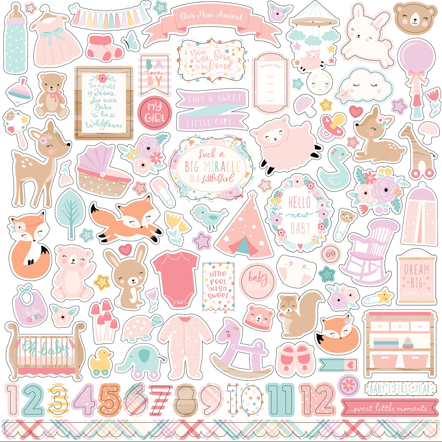 Hello Baby Girl Collection Kit