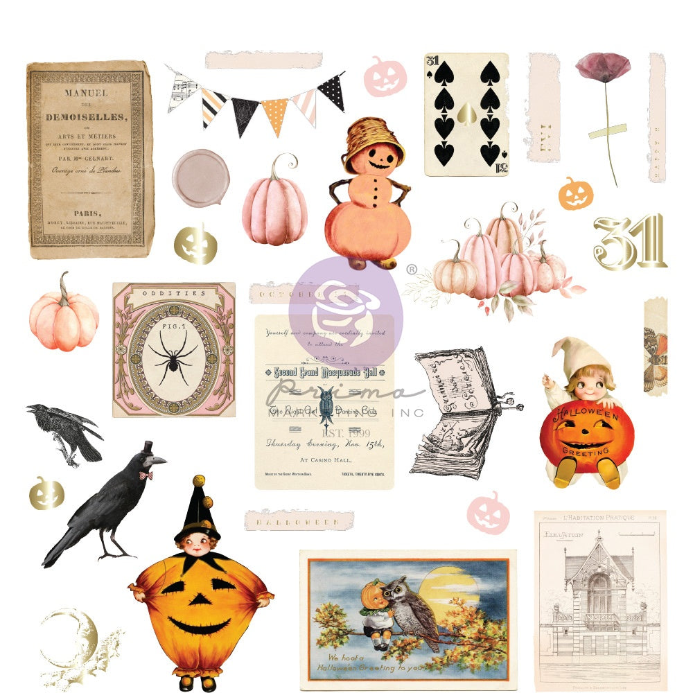 Twilight By Frank Garcia Cardstock Ephemera 62/Pkg - Halloween Night