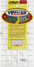 Load image into Gallery viewer, OLFA Frosted Advantage Non-Slip Ruler "The Traveler"