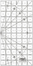 Load image into Gallery viewer, OLFA Frosted Advantage Non-Slip Ruler "The Traveler"