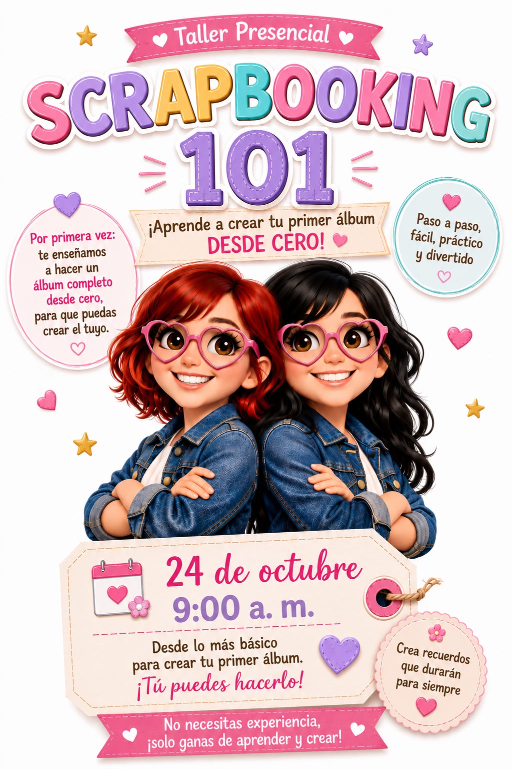 Taller presencial Scrapbooking 101