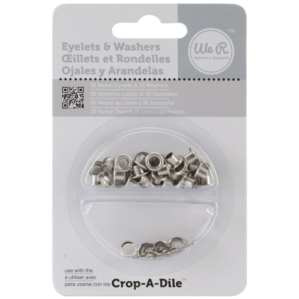 WR 3/16 Eyelets and Washers (60 piece) Nickel