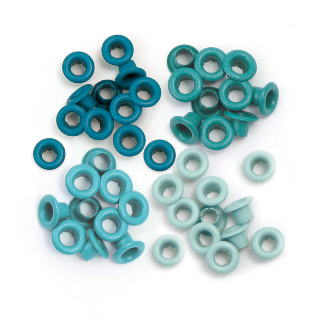 WR Standard Eyelets (60 piece) Aqua