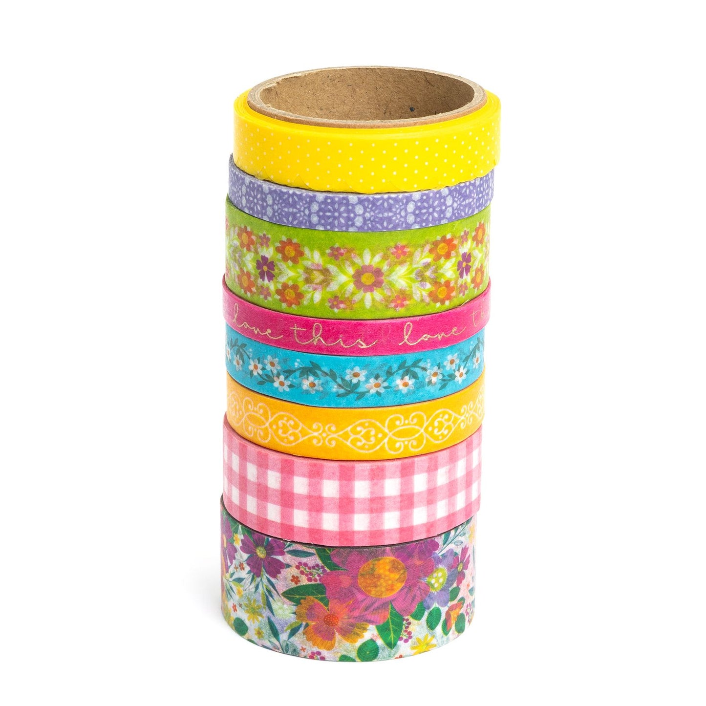PE Splendid Washi Tape Set - Gold Foil (8 piece)
