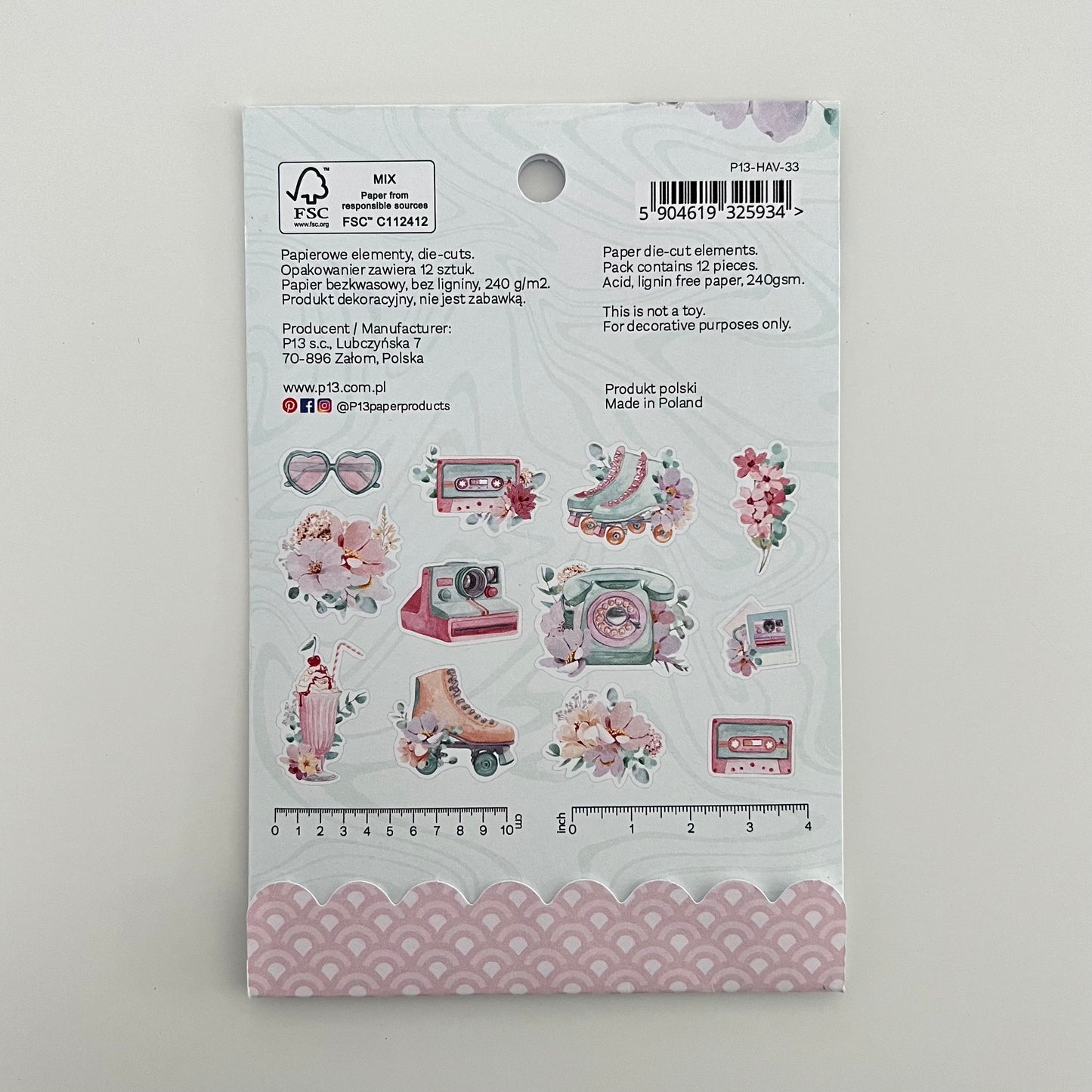 Have Fun Ephemera Cardstock Die-Cuts 12/Pkg