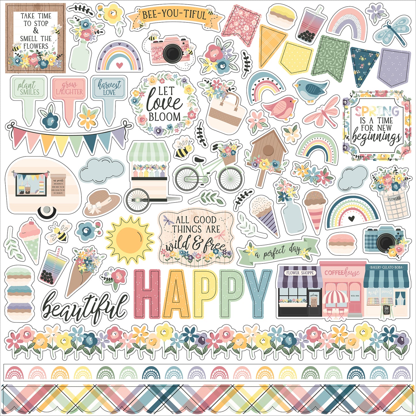 New Day Element Sticker Sheet