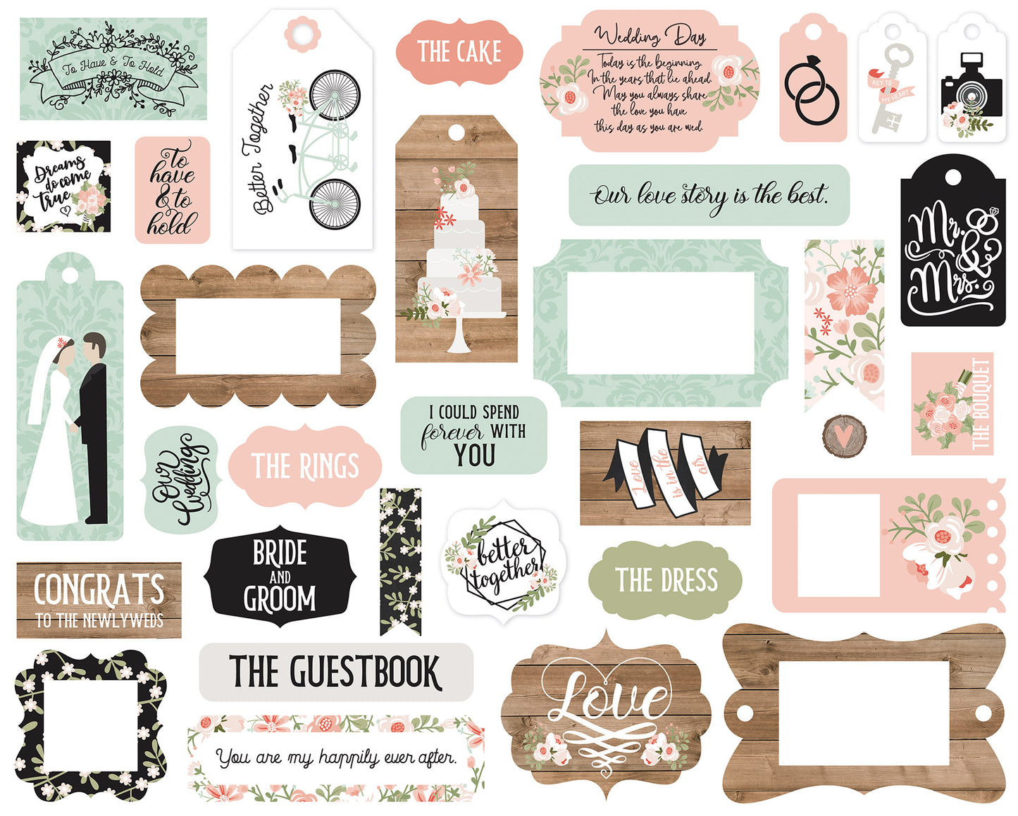 Our Wedding Frames & Tags