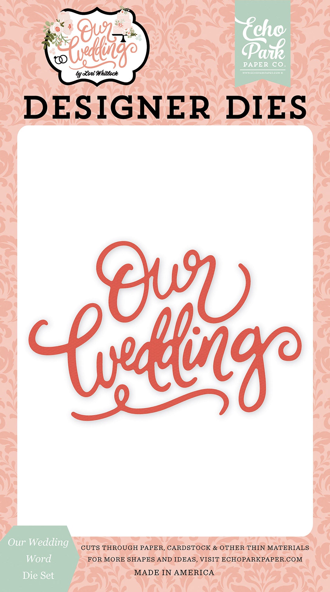 Our Wedding Word Die Set