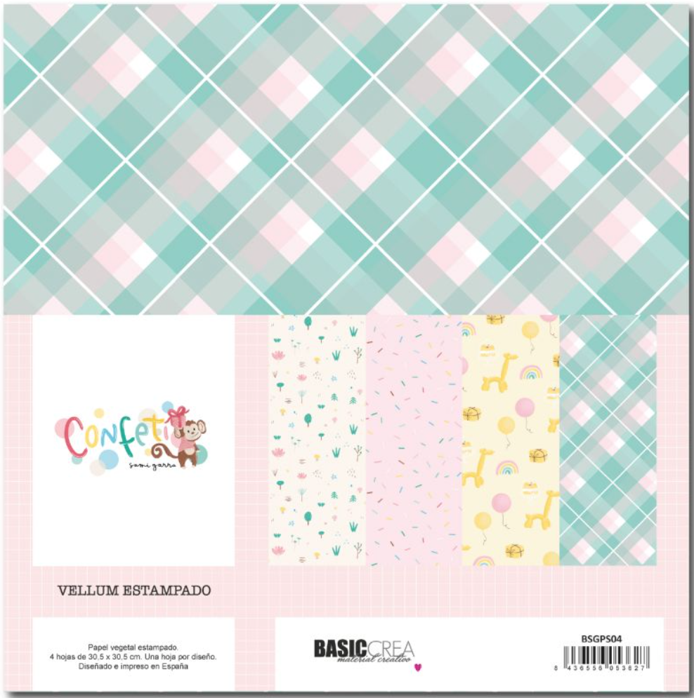 Confeti - Vellum (4/pack)