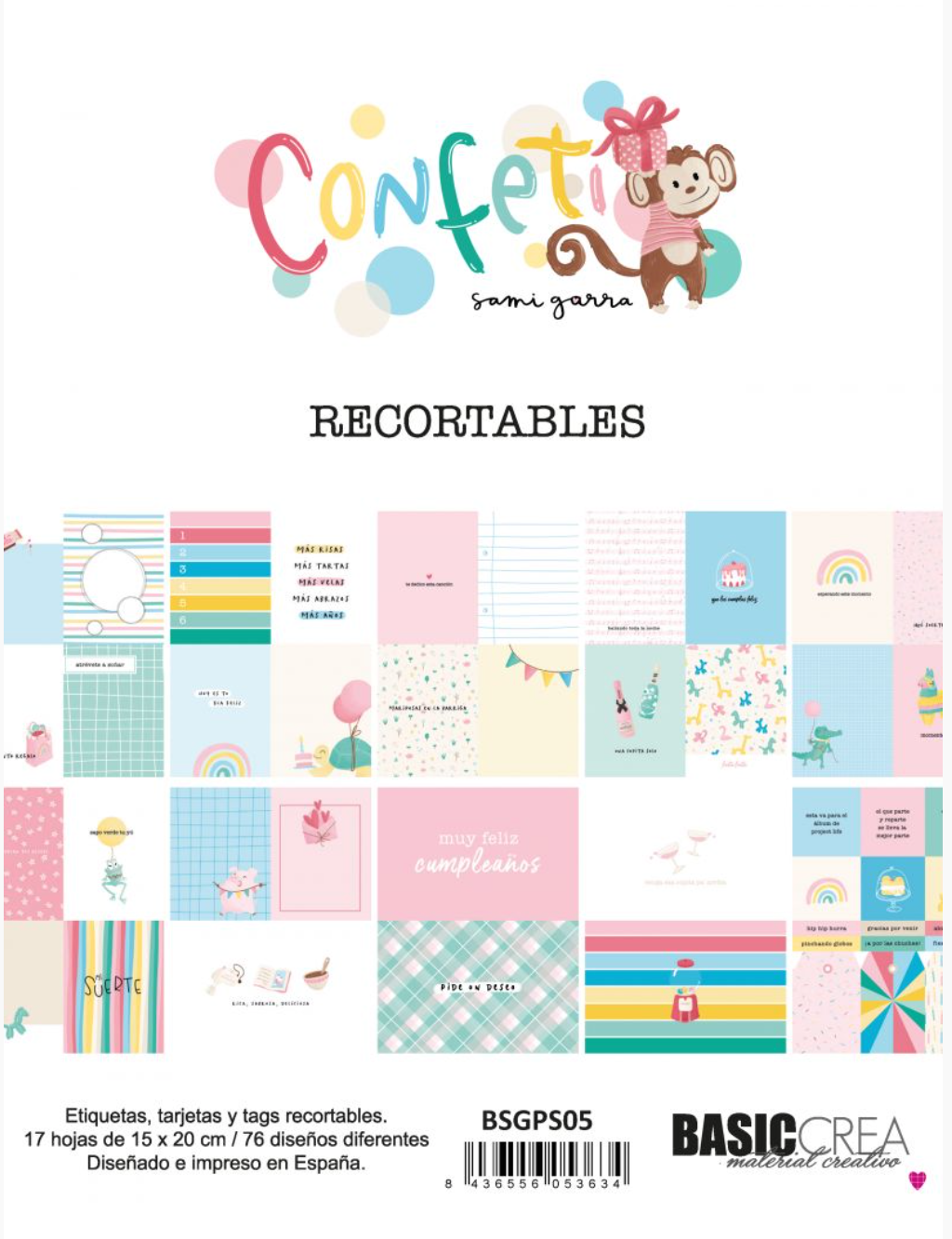 Confeti - Bloc Recortables