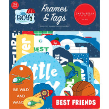 Load image into Gallery viewer, Little Boy Frames & Tags (33 pieces)