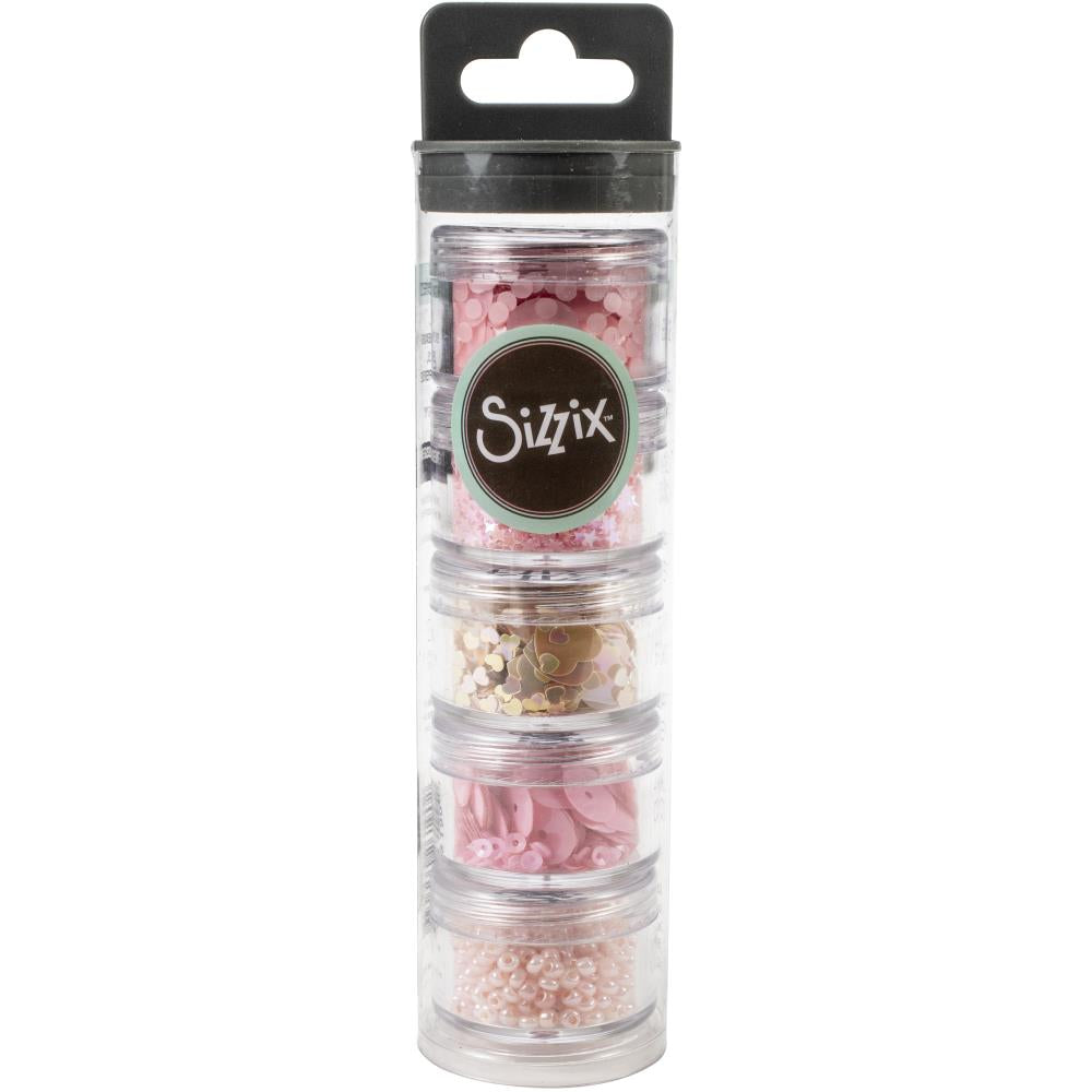 Sizzix Making Essential Sequins & Beads 5/pkg - Cherry Blossom