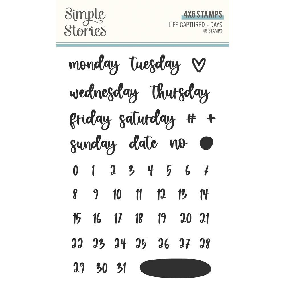 Life Captured - Days stamps