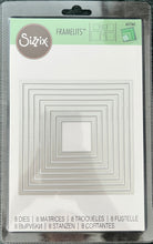 Load image into Gallery viewer, Sizzix Framelits Dies 8/pkg - Squares