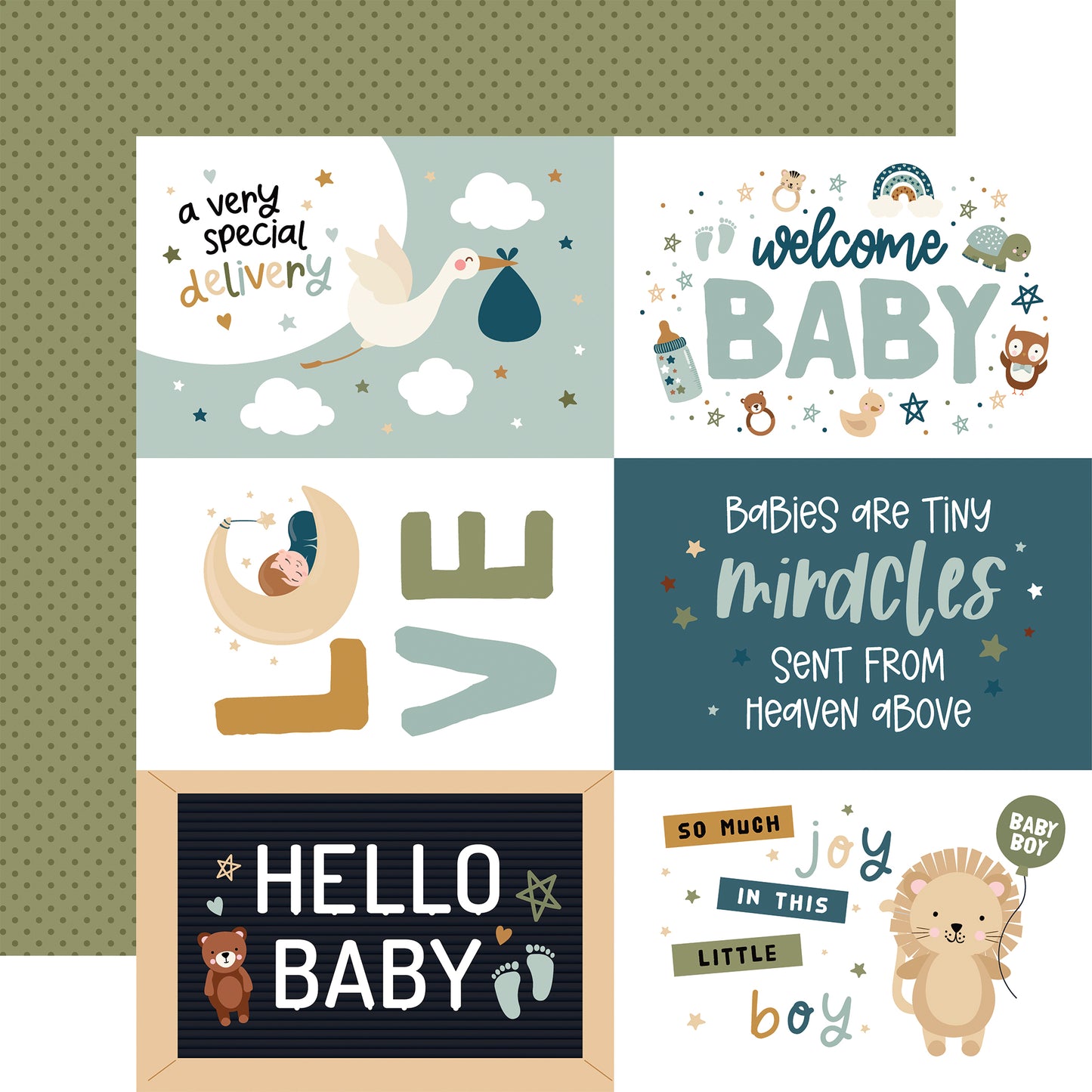 Special Delivery Baby Boy Collection Kit