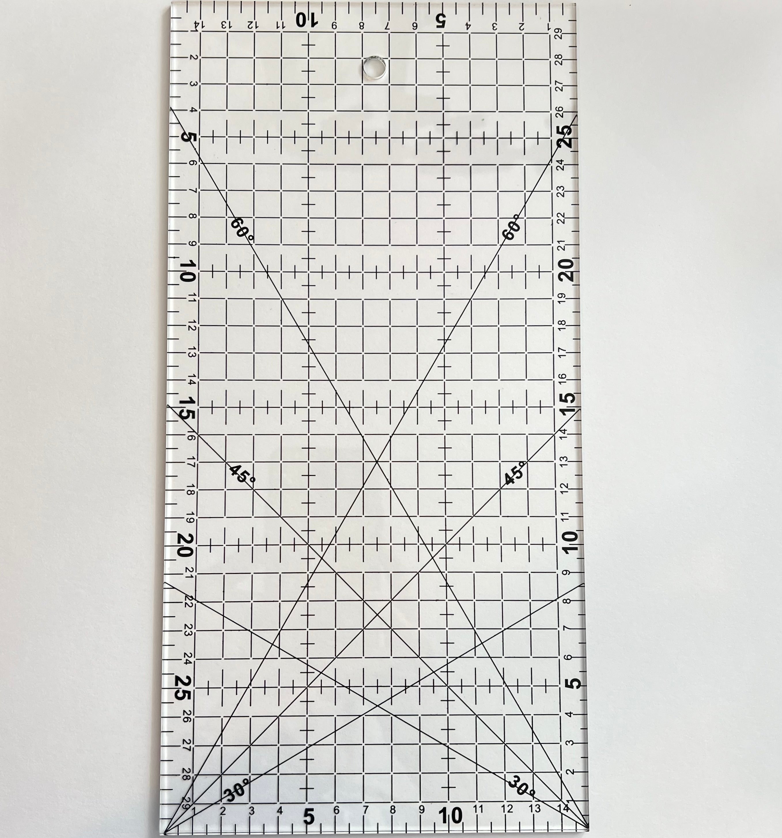 Cuboid Ruler Acrylic Ruler 15x30 cm – Miss Scrap Craft Store