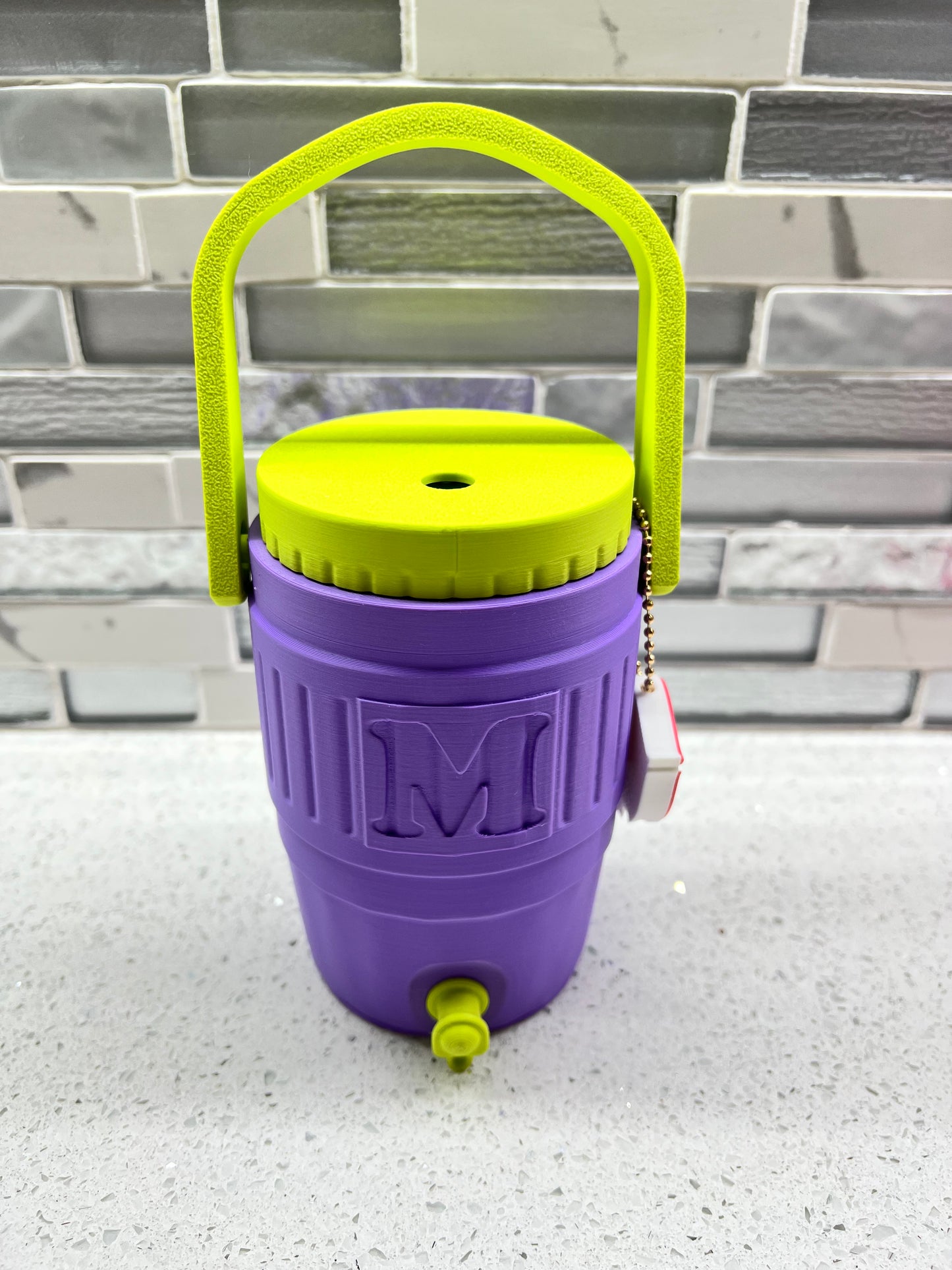 Can coozie drink holder with gems- impreso en 3D