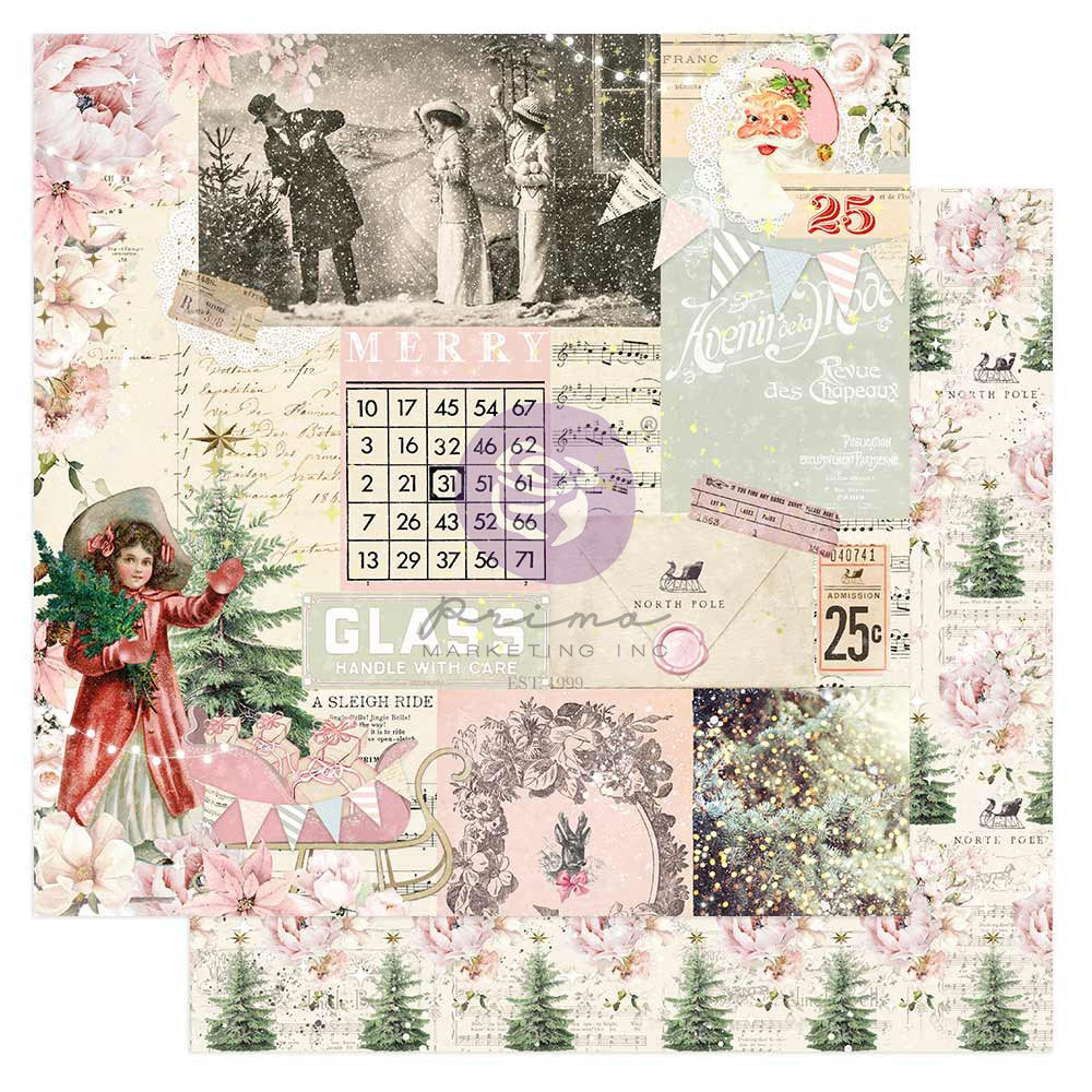 Christmas Market Double-Sided Cardstock 12"X12"