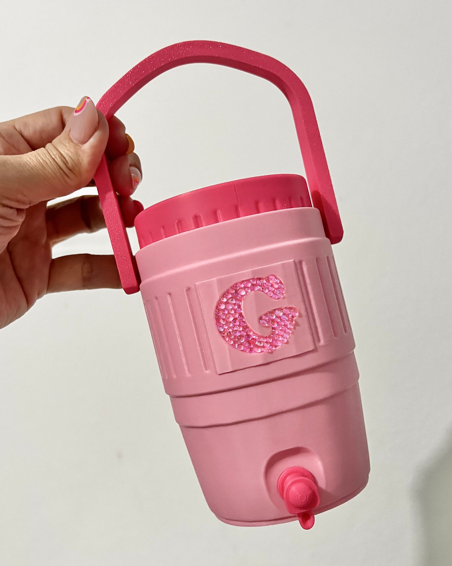 Can coozie drink holder with gems- impreso en 3D