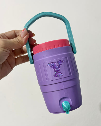 Can coozie drink holder with gems- impreso en 3D