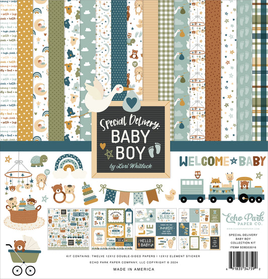 Special Delivery Baby Boy Collection Kit