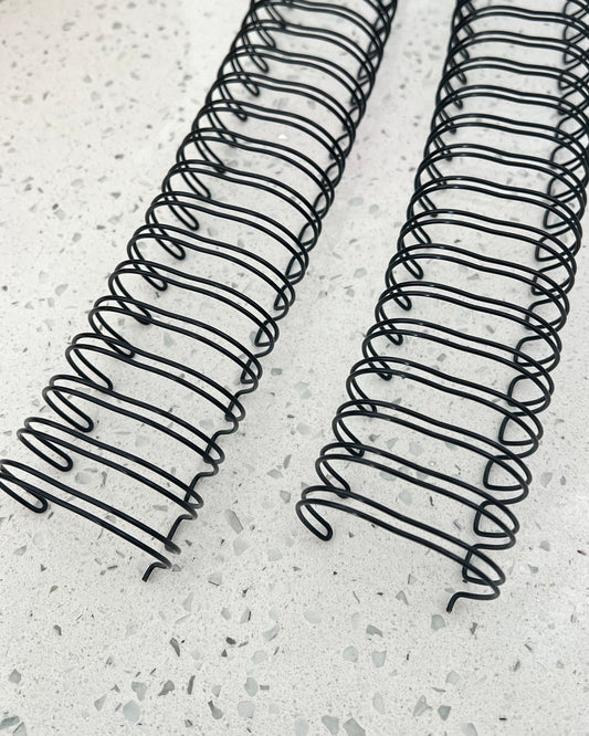 Double loop wire 1-1/4” - Black (2/pk)
