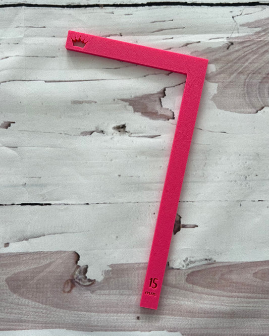 15mm L-shaped corner ruler