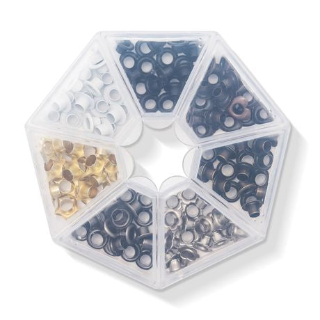 WR Eyelets and Case (141 piece) Metallic