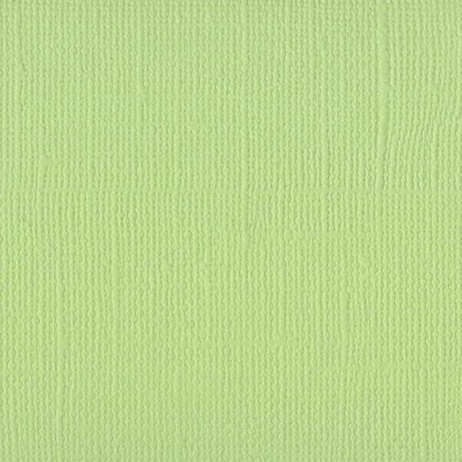 Bazzill Mono Cardstock 12x12 - Limeade/Canvas - Pkg of 1/5/10/25 sheets