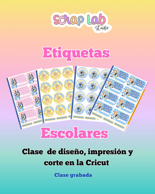 Taller Etiquetas Escolares