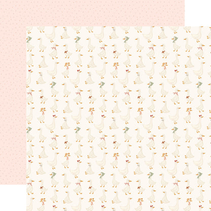 Silly Goose: Goose Gander 12x12 Patterned Paper - Carta Bella
