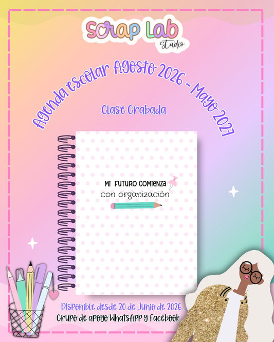 Taller Agenda Escolar - clase grabado