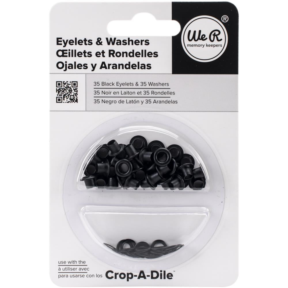 WR 3/16 Eyelets and Washers (70 piece) Black
