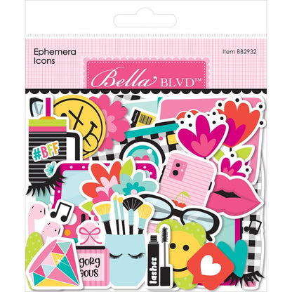Bella Blvd Cardstock Ephemera Icons Teen Vibe Caitlyn