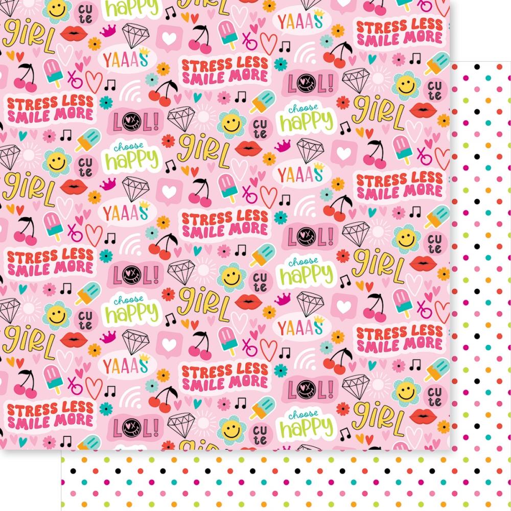 Teen Vibe Caitlyn Double-Sided Cardstock 12"X12"