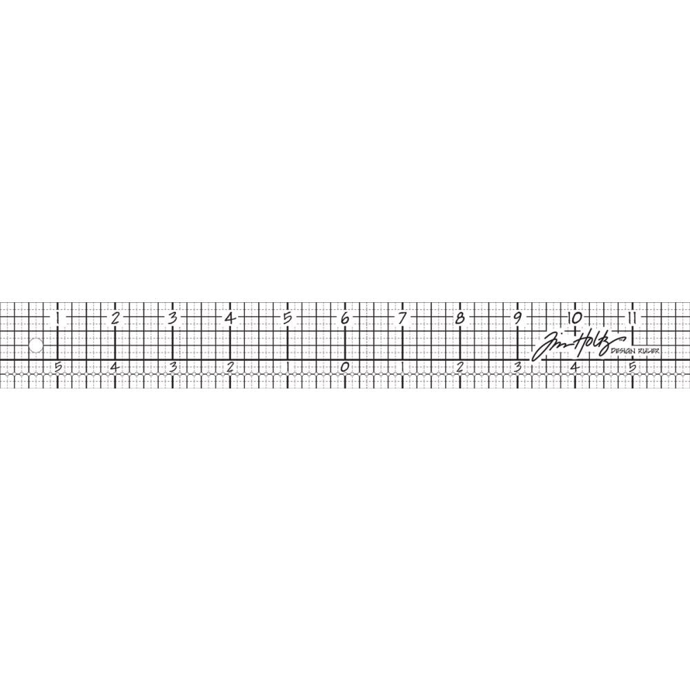 Tim Holtz Acrylic Design Ruler 12"