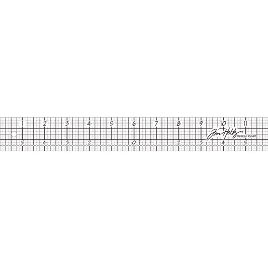 Tim Holtz Acrylic Design Ruler 12"