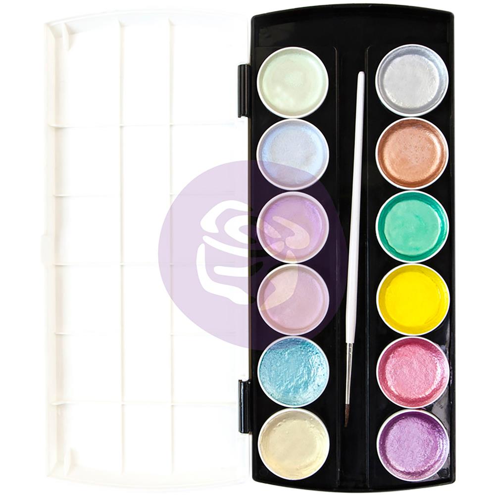 Prima Art Philosophy Metallic Accents Semi-Watercolor Paint - Metallic Pastel Accents