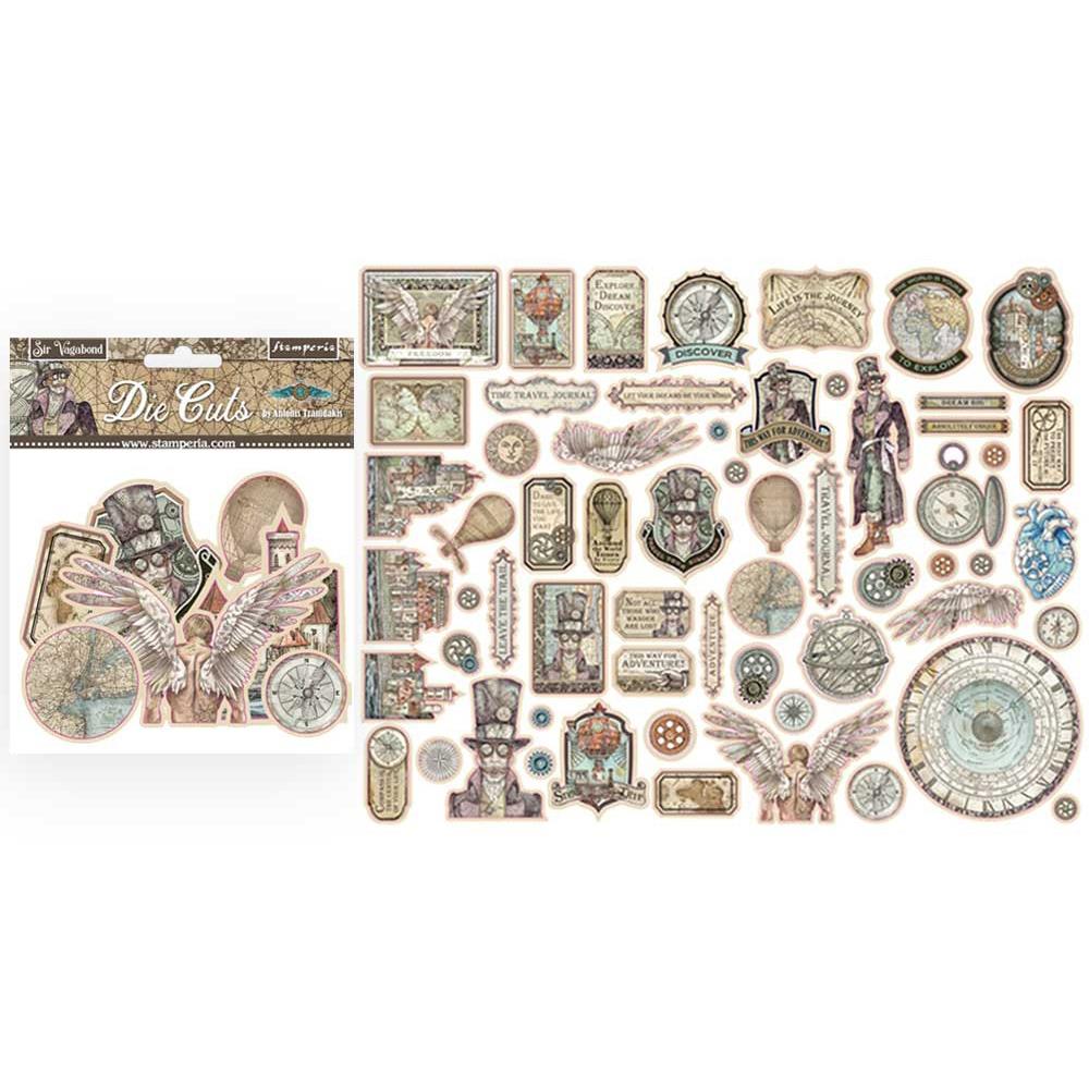 Stamperia Die-Cuts - Sir Vagabond