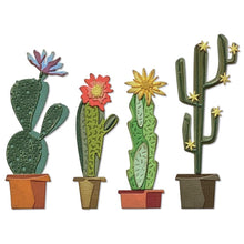 Load image into Gallery viewer, Sizzix Thinlits Dies By Tim Holtz 9/Pkg - Funky Cactus
