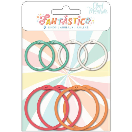 Obed Marshall Fantastico Colored O-Rings 8/Pkg