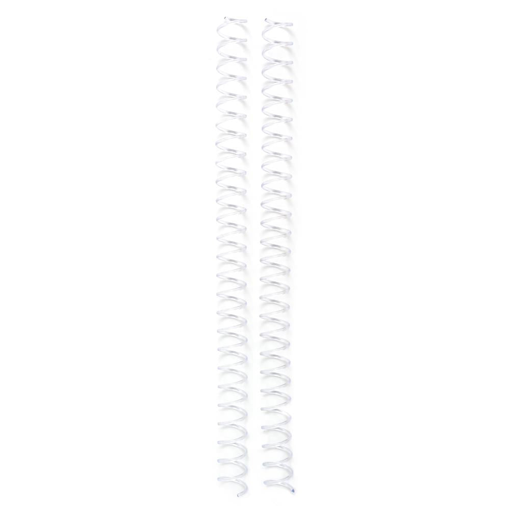 We R Memory Keepers Cinch Spiral Wires 4/Pkg - Clear 5/8