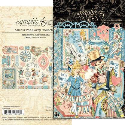 Alice's Tea Party Cardstock Die-Cut Assortment