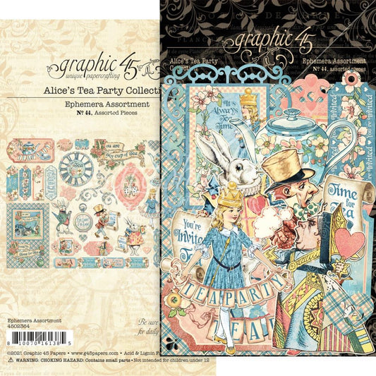 Alice's Tea Party Cardstock Die-Cut Assortment