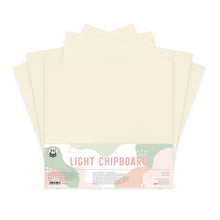 Load image into Gallery viewer, P13 Light Chipboard Sheets 12&quot;X12&quot; 5/Pkg
