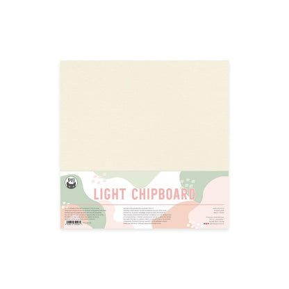 P13 Light Chipboard Sheets 12"X12" 5/Pkg
