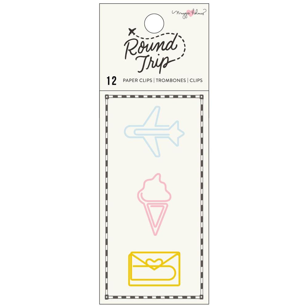 Maggie Holmes Round Trip Travel Paper Clips 12/Pkg