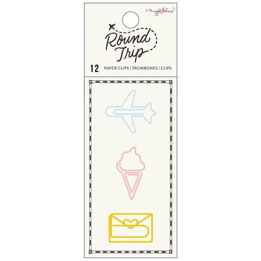 Maggie Holmes Round Trip Travel Paper Clips 12/Pkg
