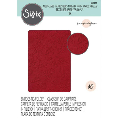 Sizzix Multi-Level Textured Impressions By Jennifer Ogborn - Winter Pattern