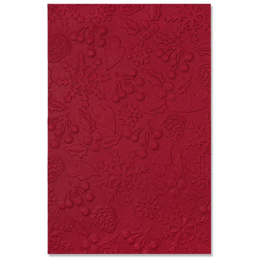 Sizzix Multi-Level Textured Impressions By Jennifer Ogborn - Winter Pattern